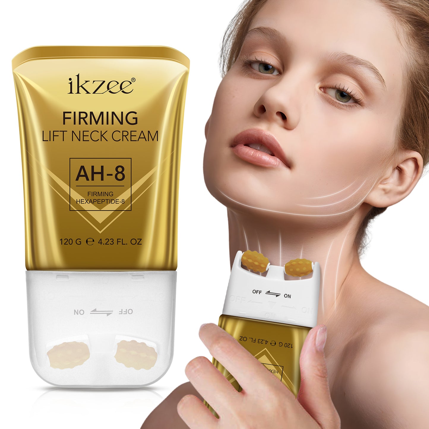 IKZEE Neck Massage Cream – Tighten, Moisturize & Nourish Skin