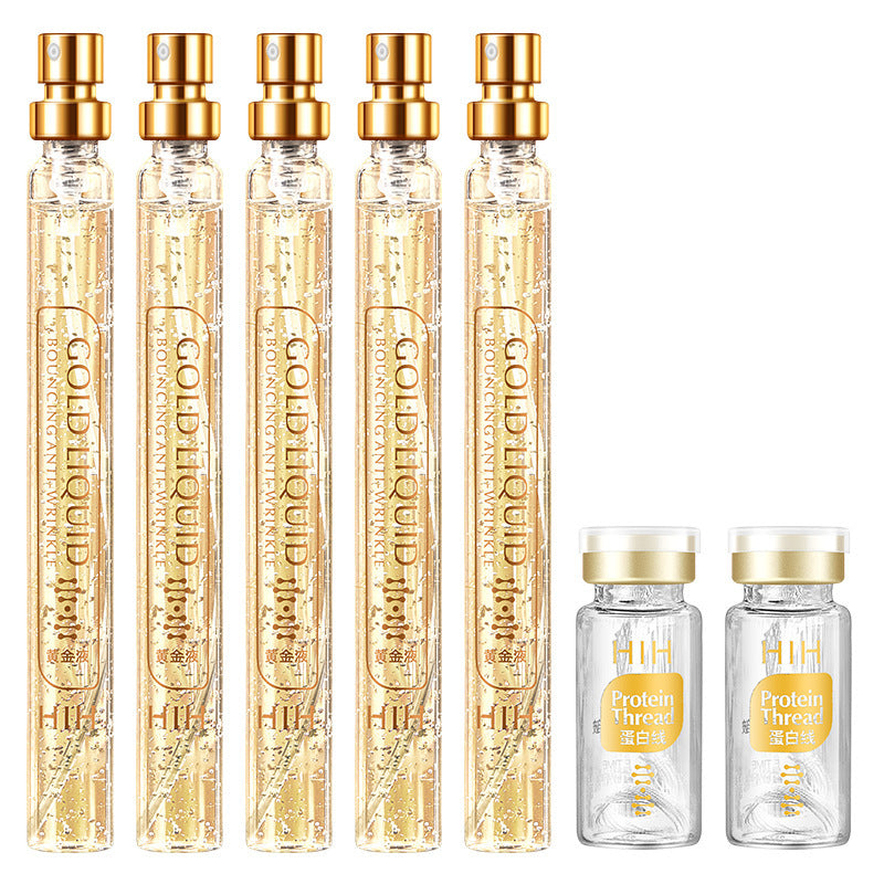 Hyaluronic Anti Wrinkle Hydrating Serum 24k Pure Gold - Complete Kit