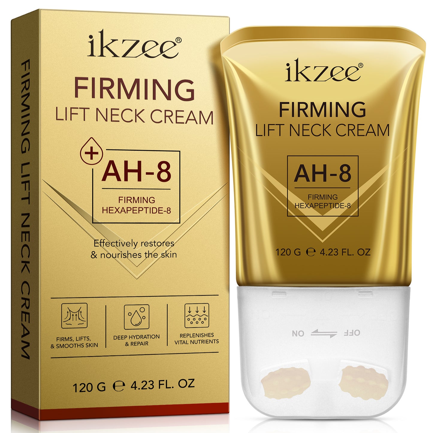 IKZEE Neck Massage Cream – Tighten, Moisturize & Nourish Skin