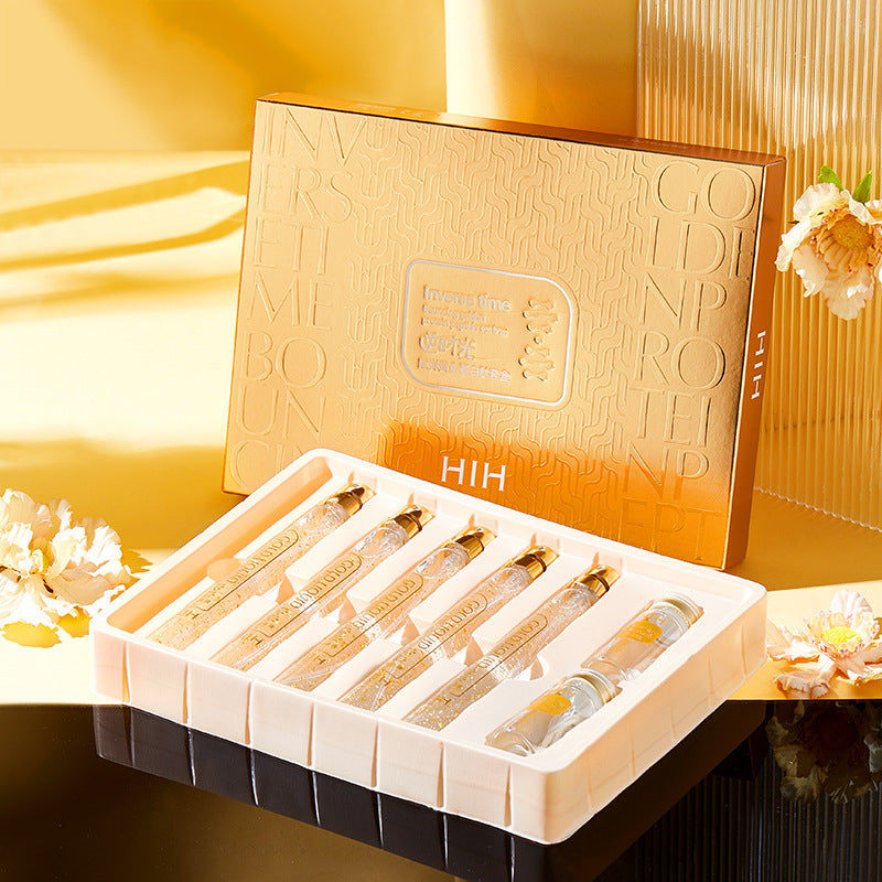 Hyaluronic Anti Wrinkle Hydrating Serum 24k Pure Gold - Complete Kit