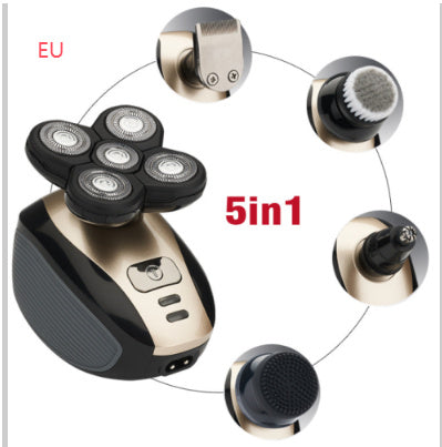 5 In 1 Multifunctional Electric Shaver 5 Blade Razor For Men